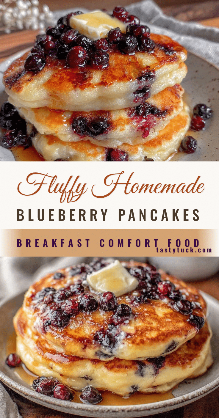 fluffy blueberry pancakes recipe