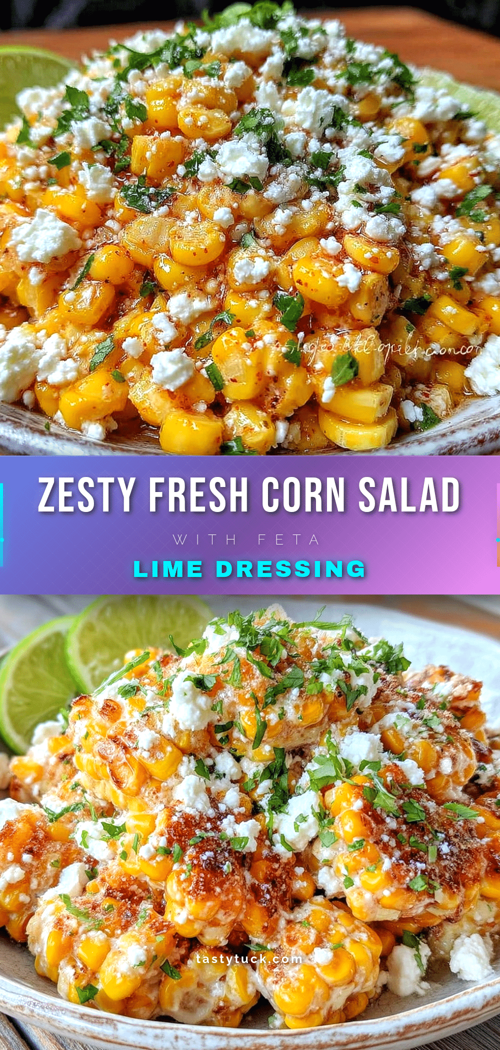 fresh zesty corn salad recipe