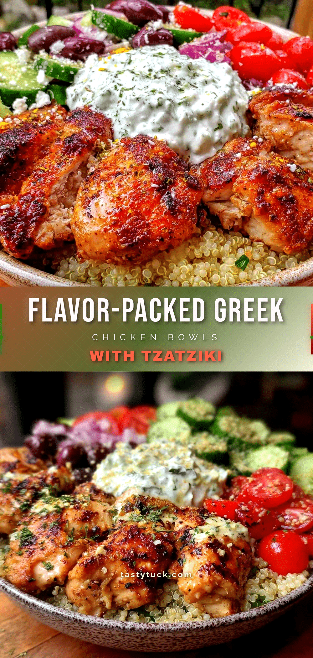 Greek Chicken Bowls recipe