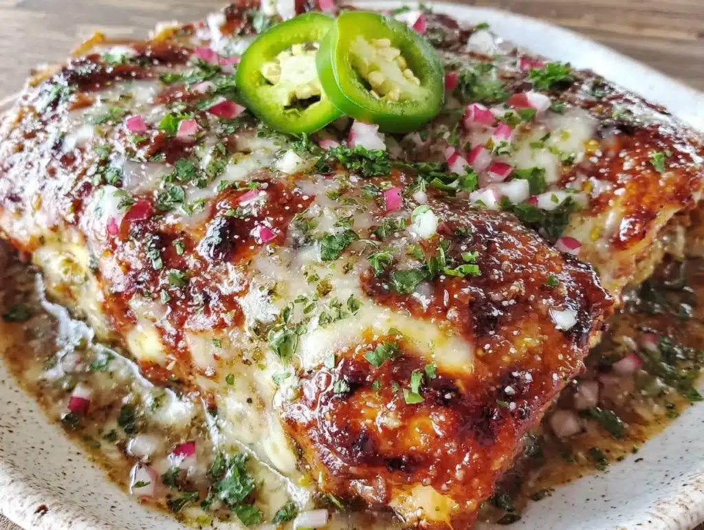green Hatch chile chicken enchiladas - featured image