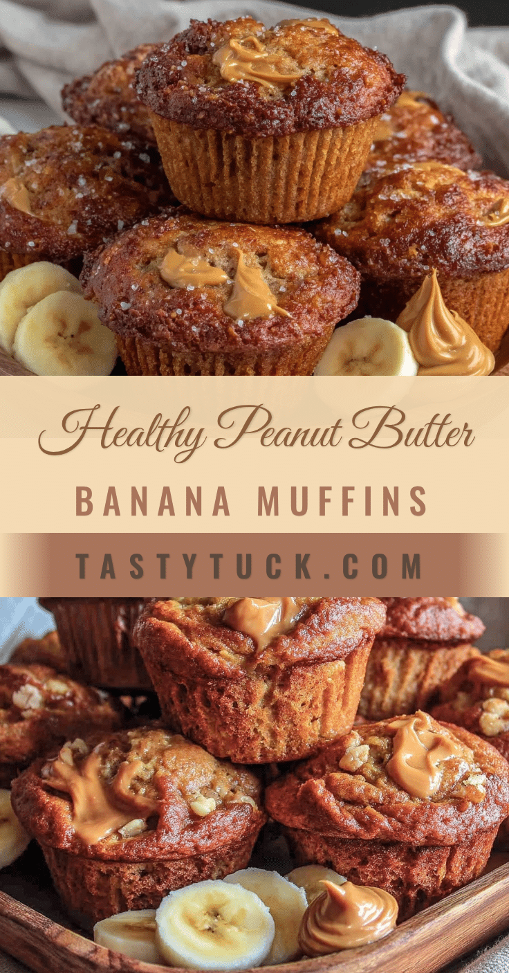 healthy peanut butter banana muffins recipe