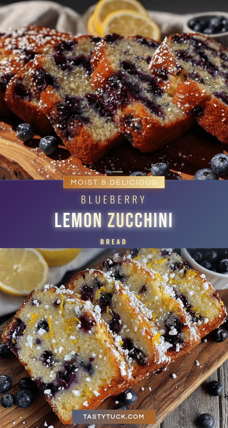 lemon blueberry zucchini bread recipe