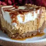 maple brown butter pumpkin pie cheesecake - featured image