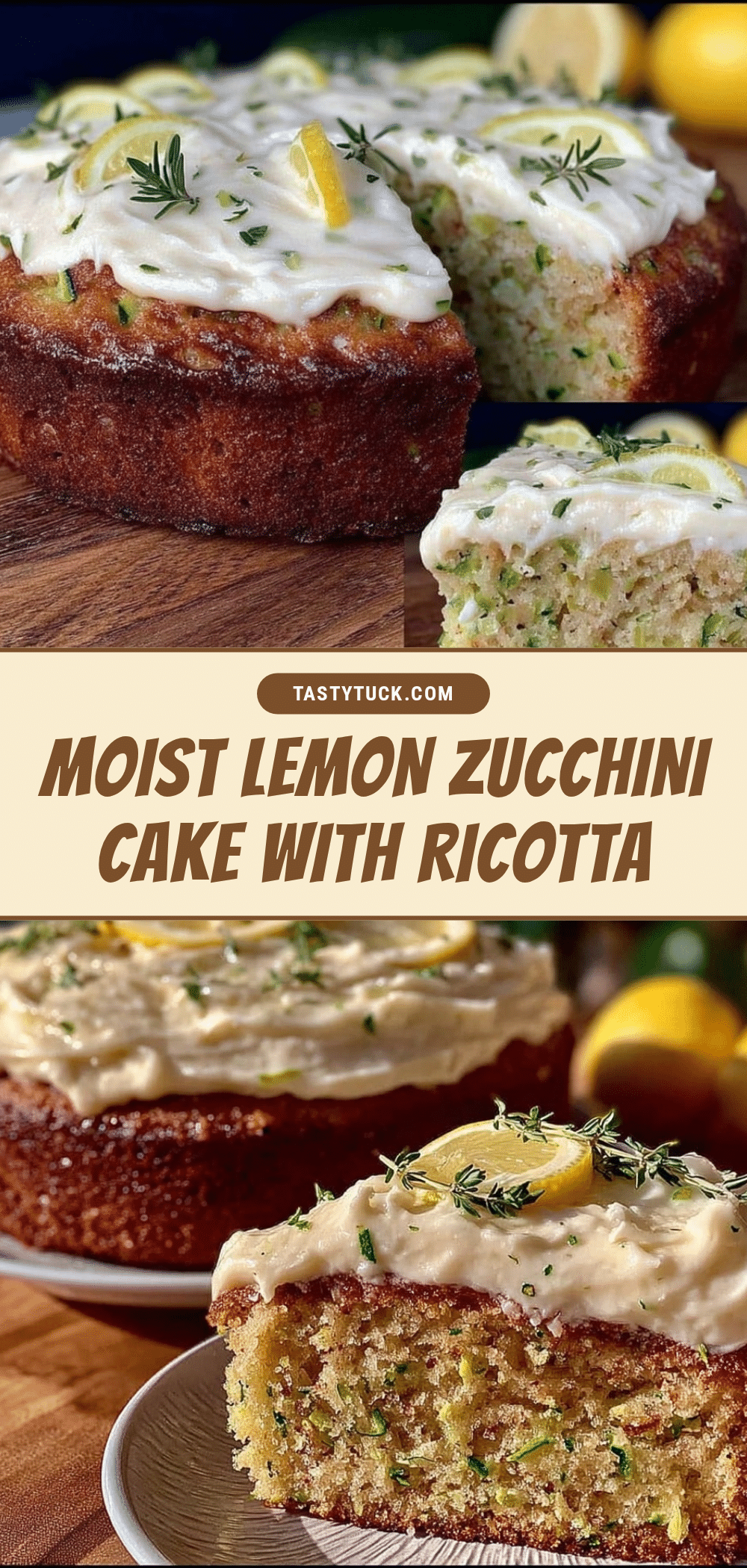 moist lemon zucchini cake recipe