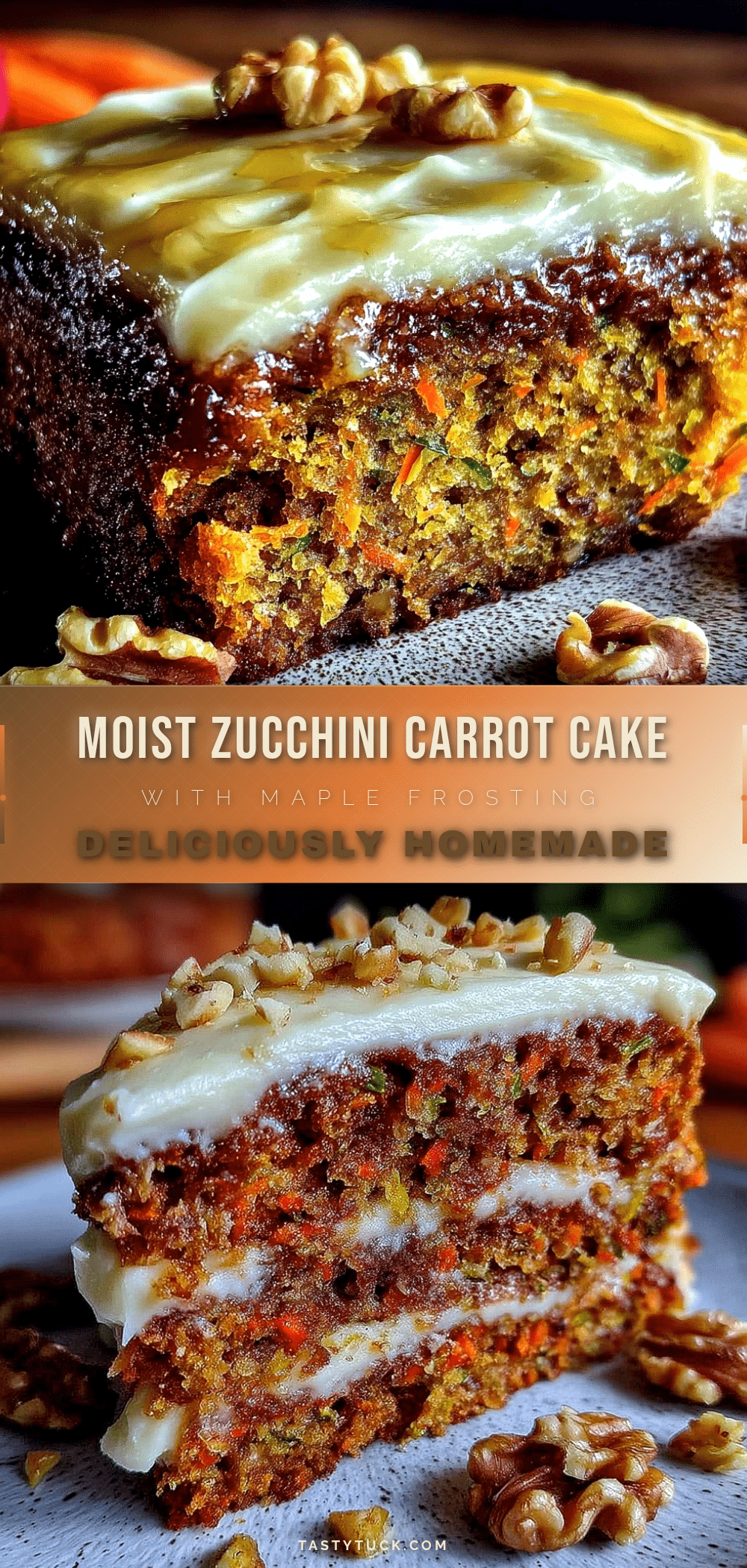 moist zucchini carrot cake recipe