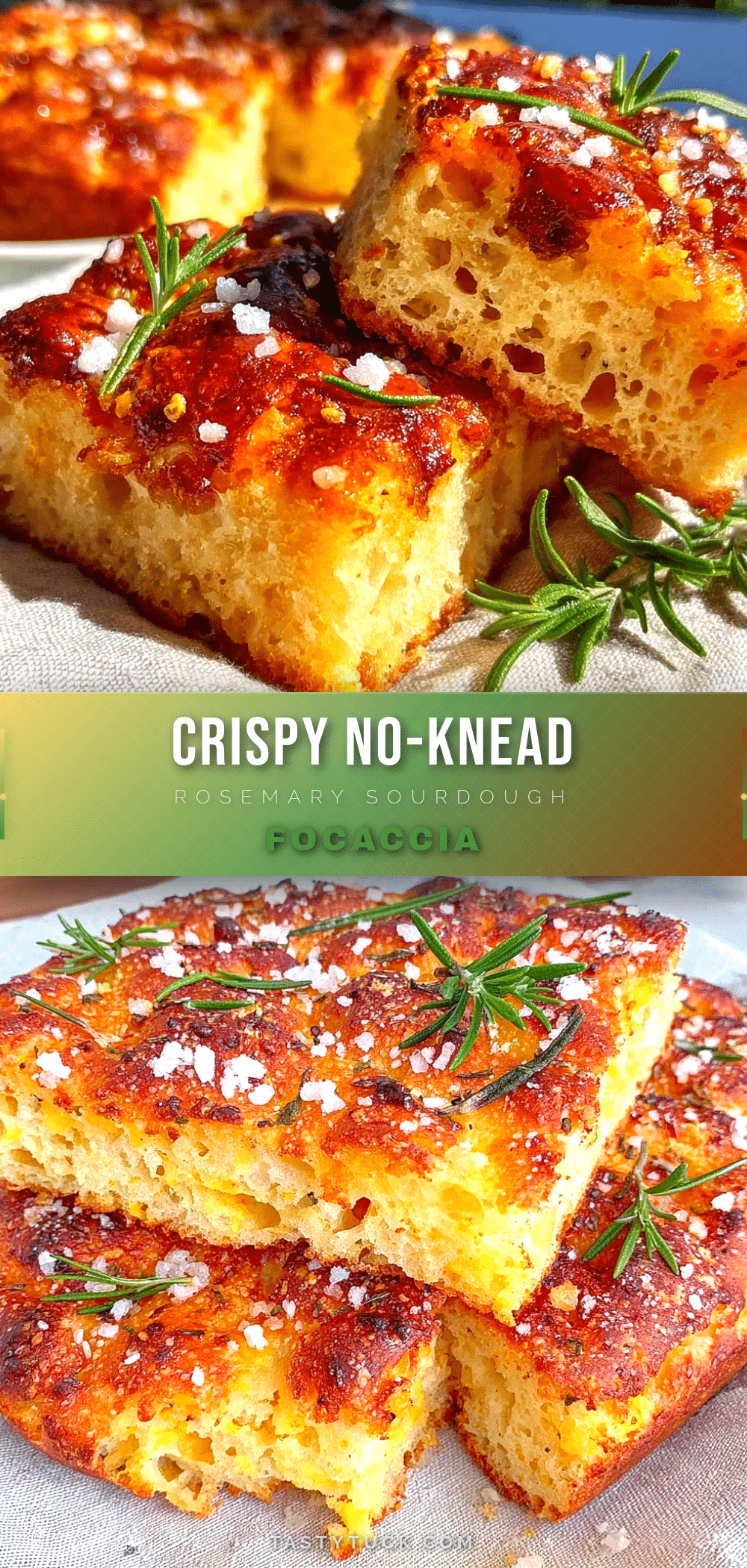 no-knead sourdough focaccia recipe