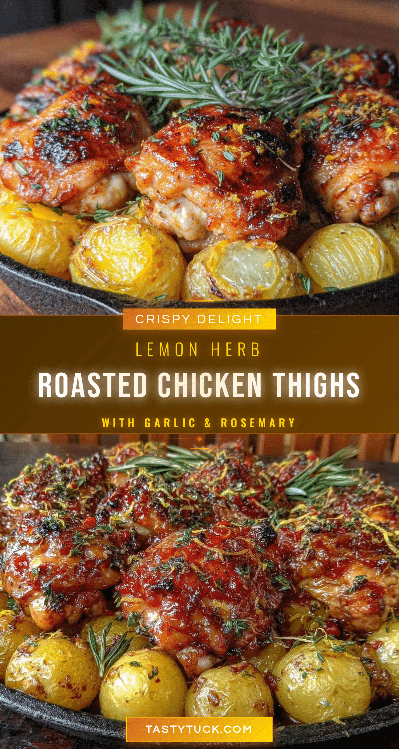 one-pan lemon herb roasted chicken thighs recipe
