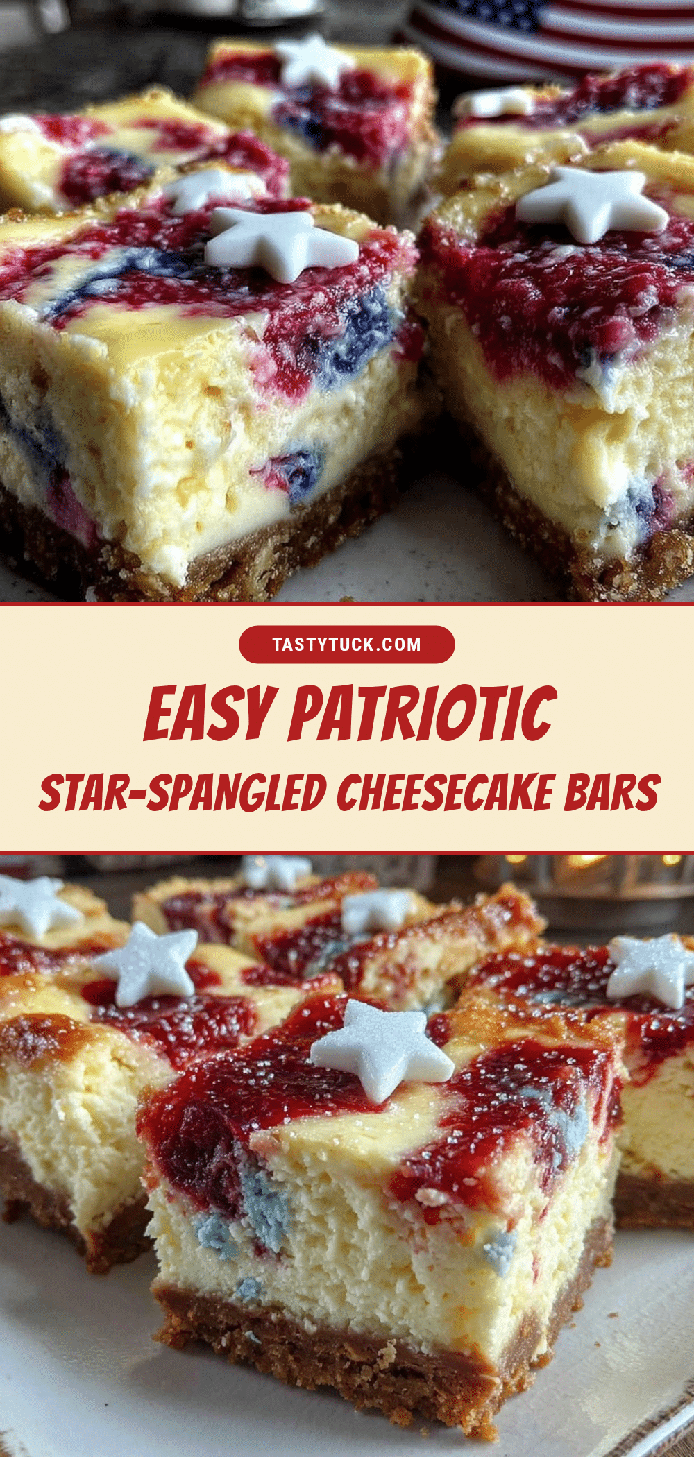 patriotic cheesecake bars recipe