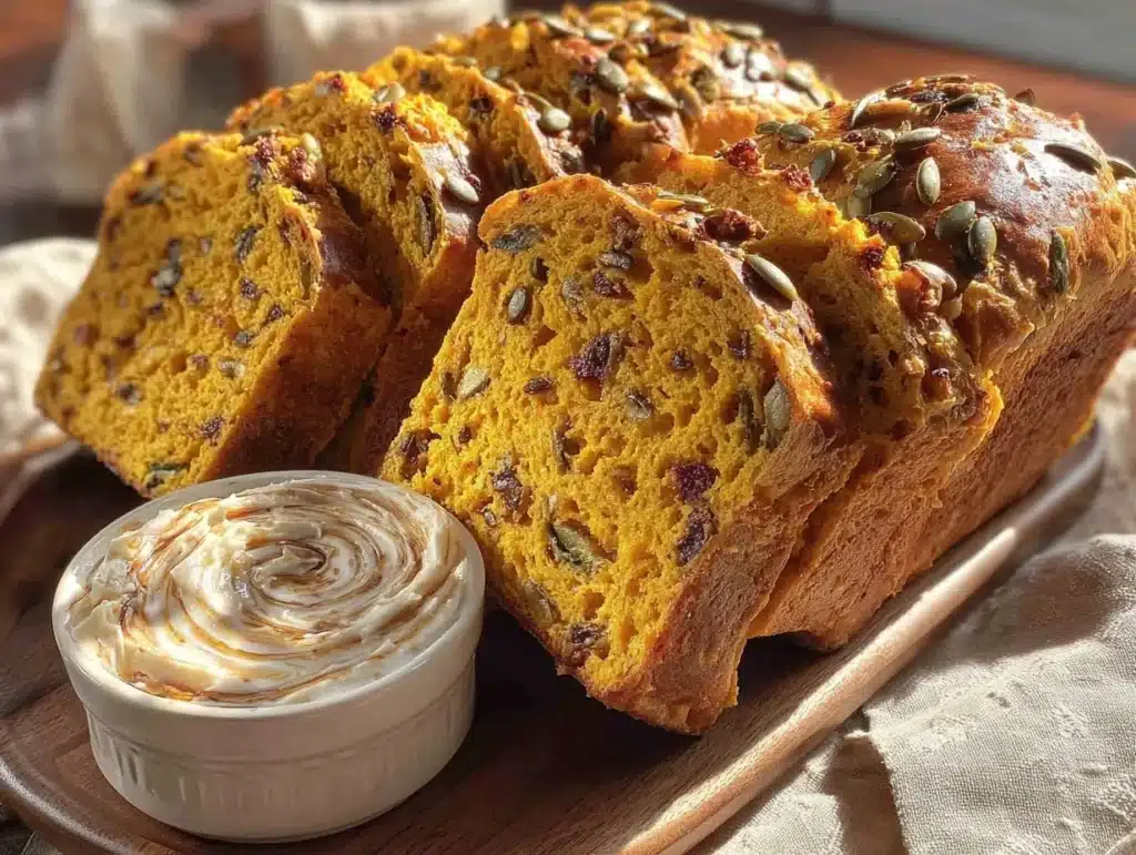 pumpkin sourdough bread - featured image