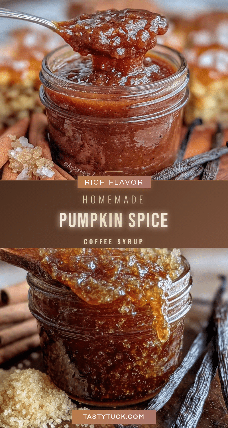 pumpkin spice coffee syrup recipe