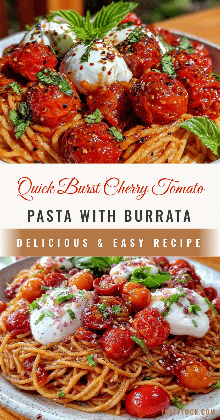 quick burst cherry tomato pasta recipe