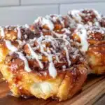 salted caramel apple cinnamon rolls - featured image