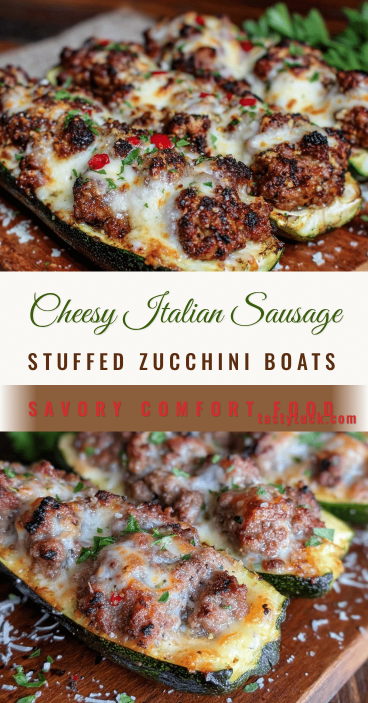 savory stuffed zucchini boats recipe