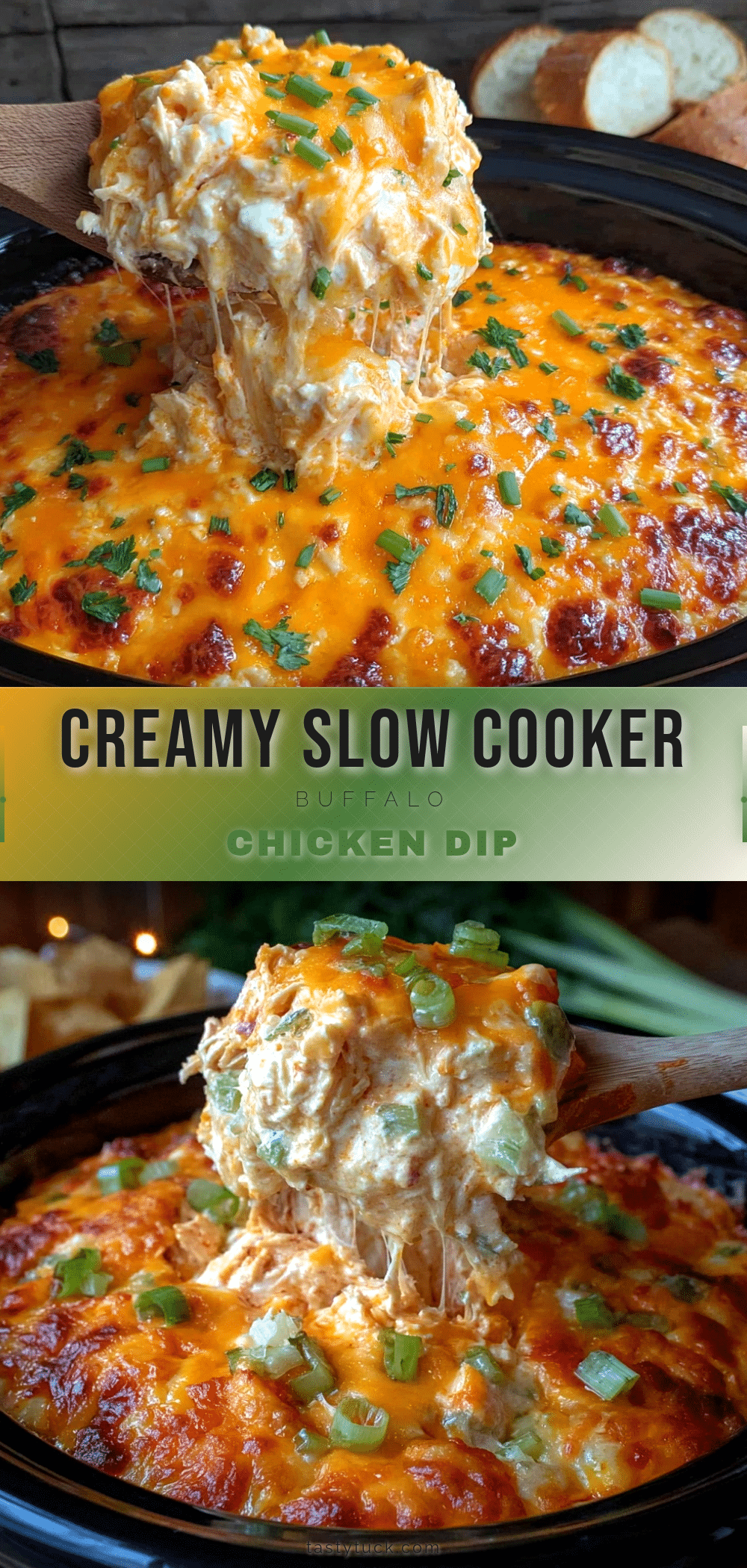slow cooker buffalo chicken dip recipe