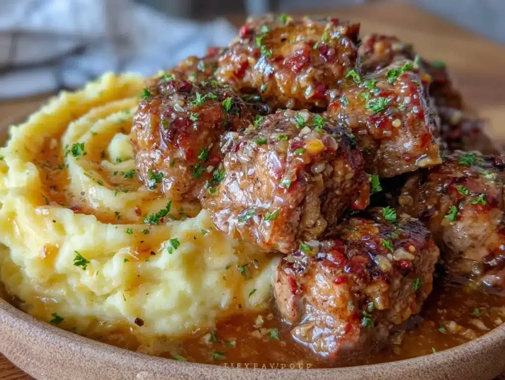 slow cooker honey garlic pork tenderloin - featured image