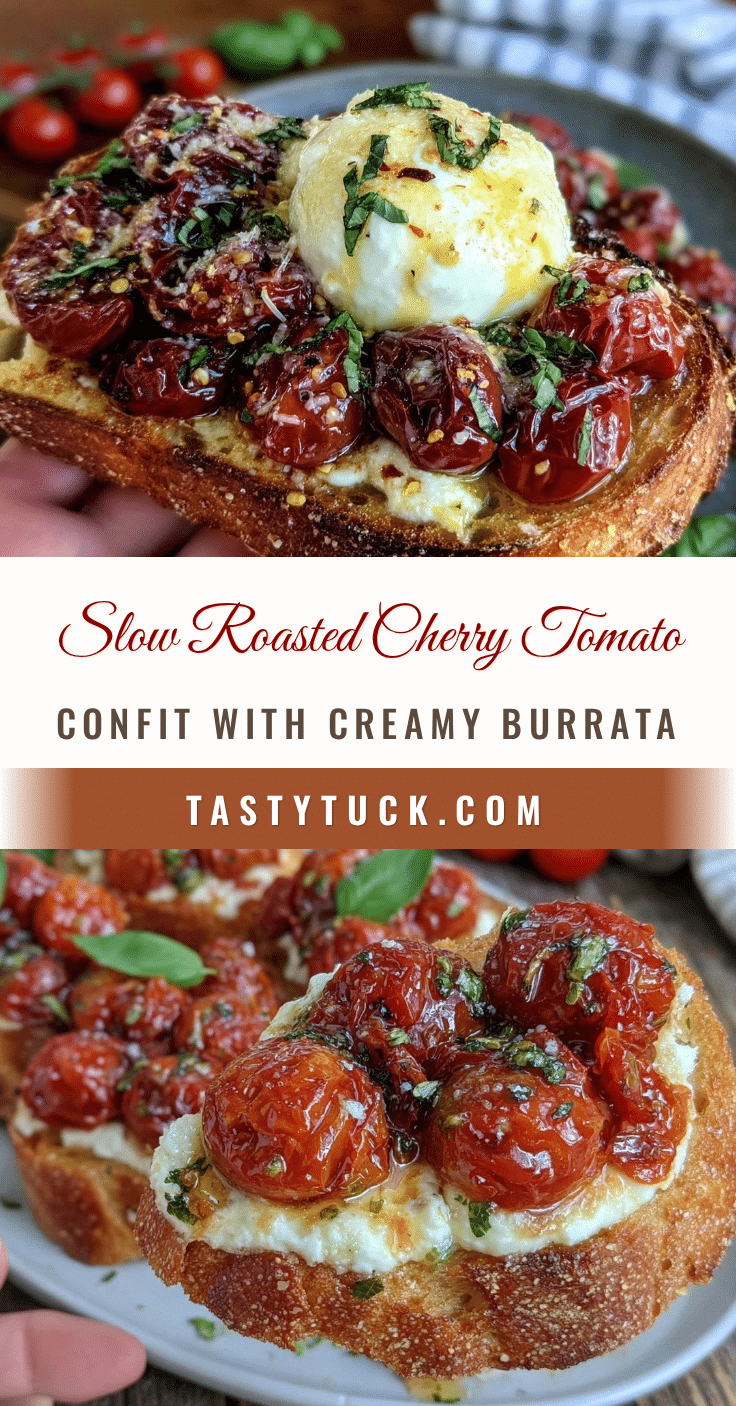 slow roasted cherry tomato confit recipe