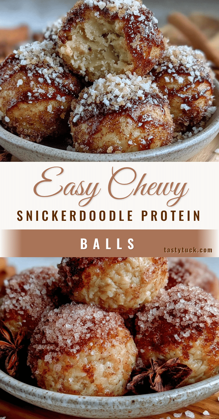 snickerdoodle protein balls recipe