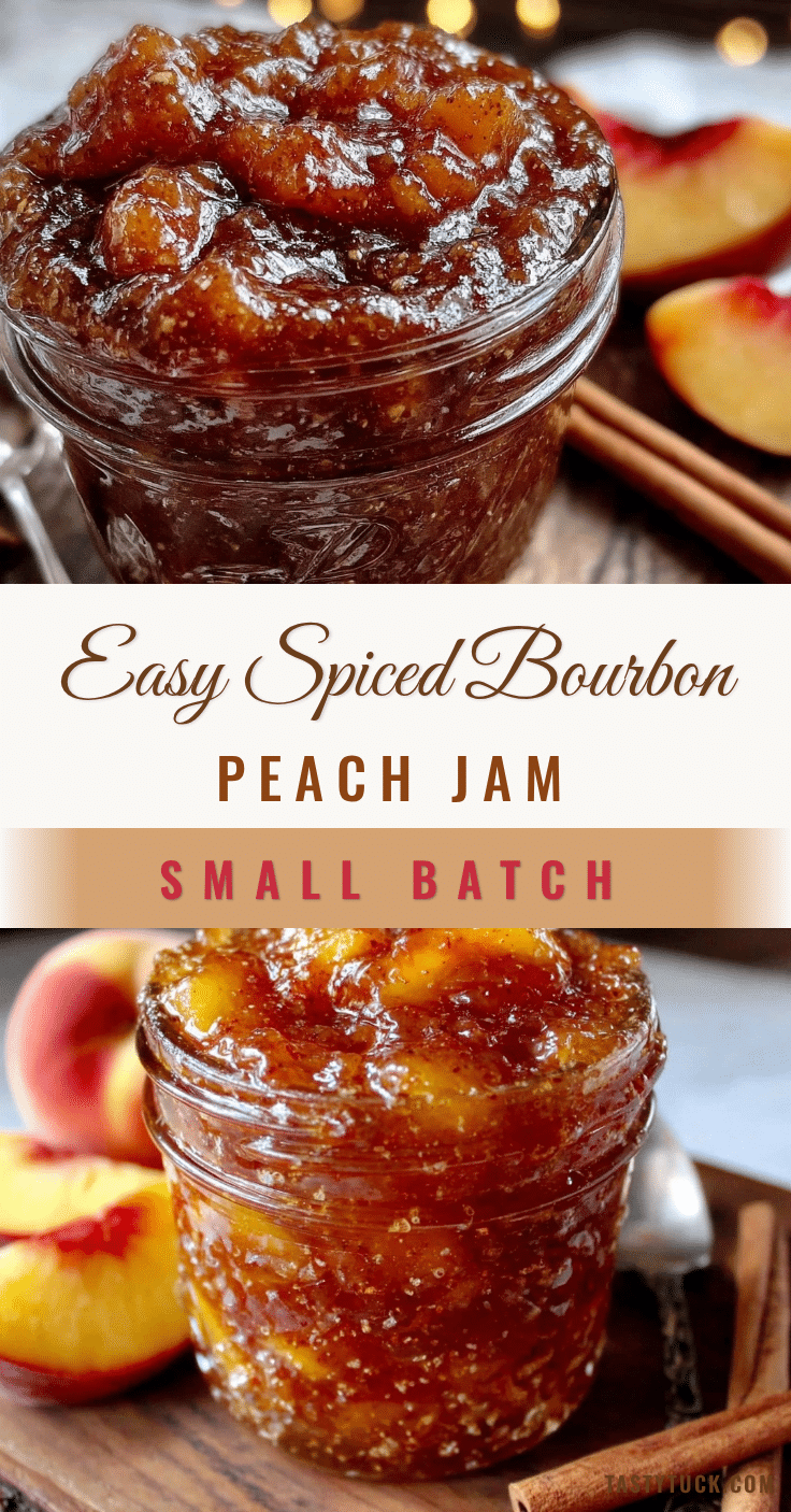spiced bourbon peach jam recipe