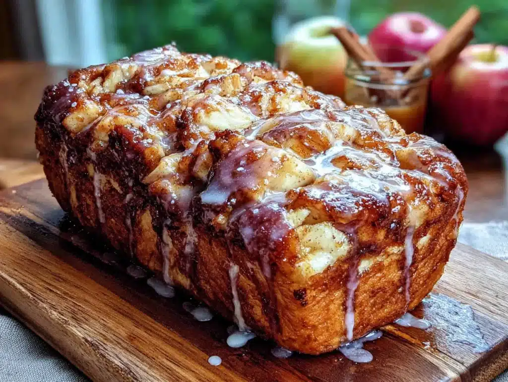apple fritter bread - featured image