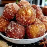 baked pumpkin donut holes - featured image