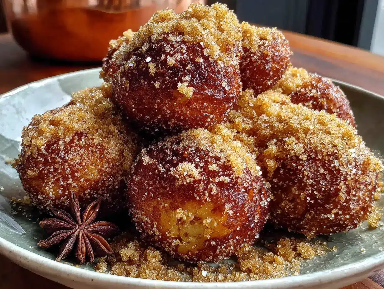 baked pumpkin donut holes preparation steps