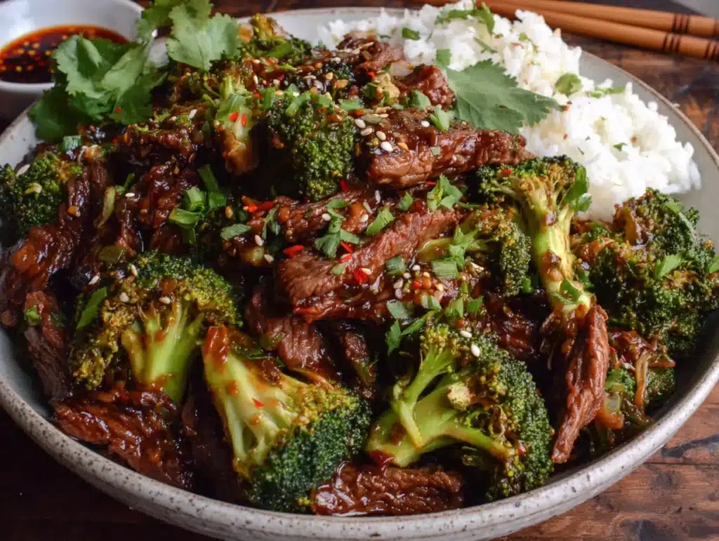 beef and broccoli stir fry - featured image
