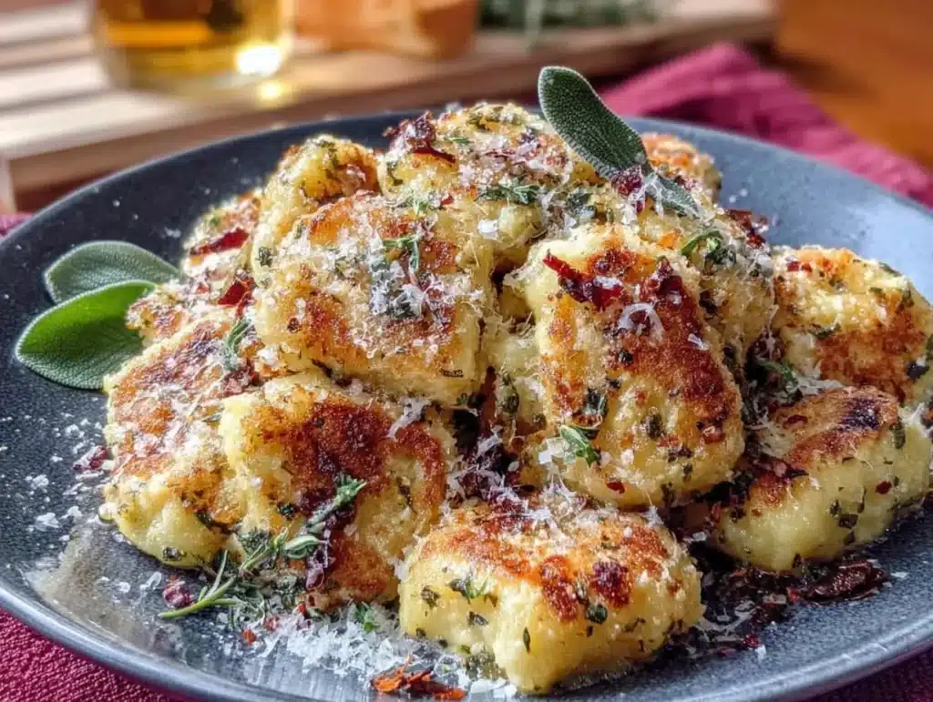 brown butter pumpkin gnocchi - featured image