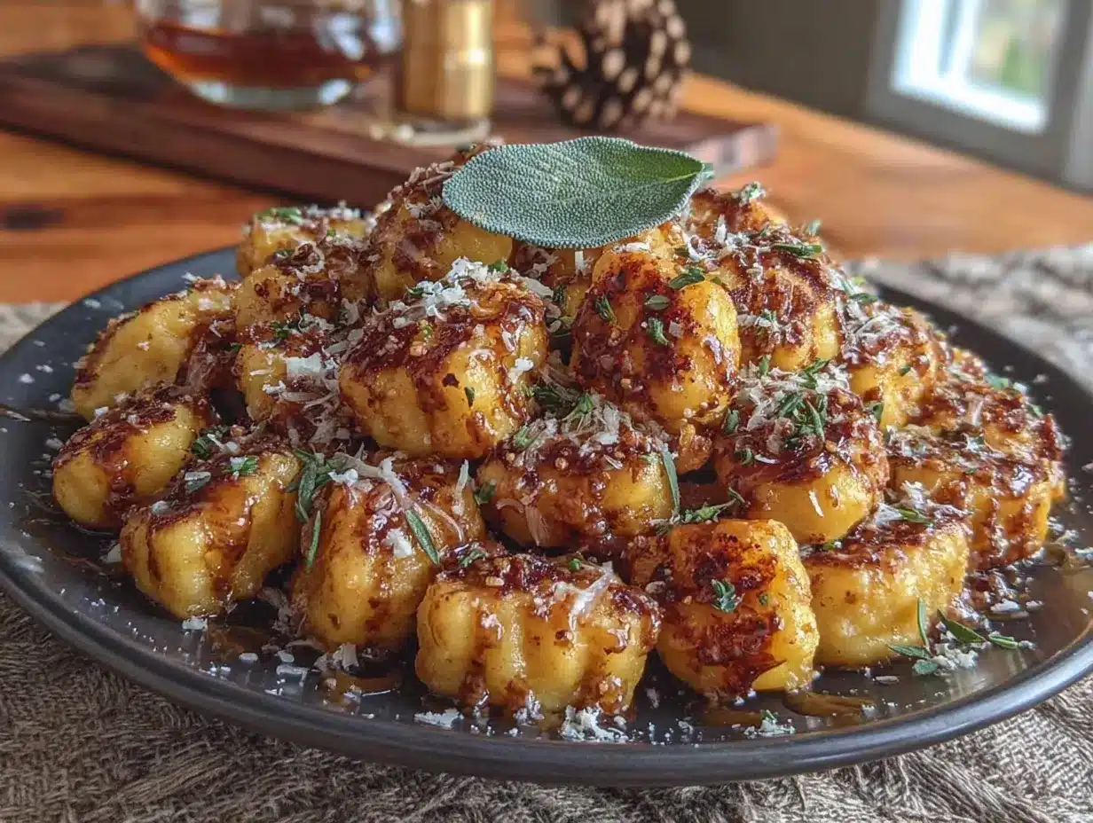 brown butter pumpkin gnocchi preparation steps