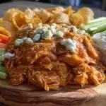buffalo chicken charcuterie board - featured image