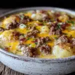 cheeseburger potato soup - featured image
