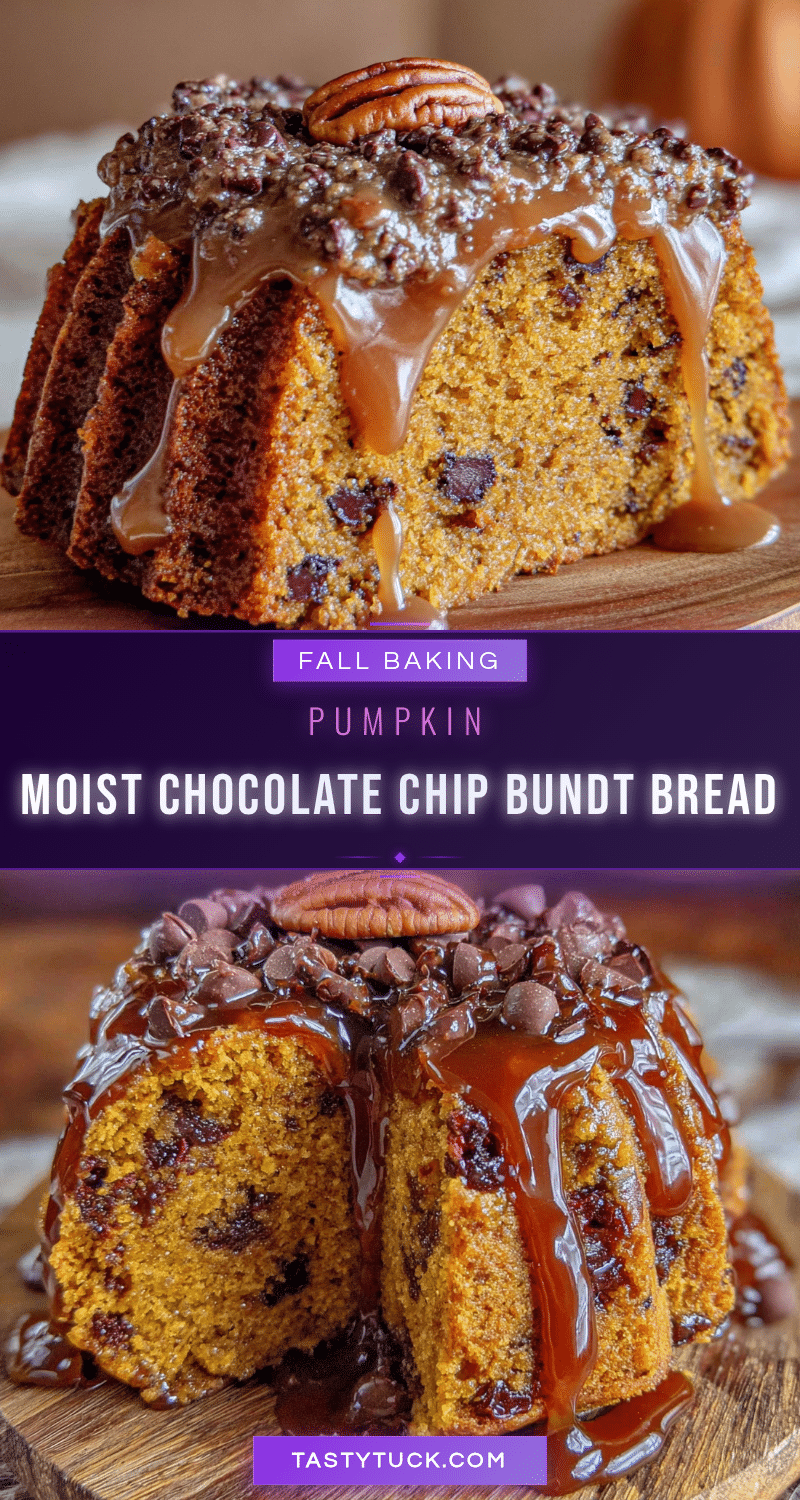 chocolate chip pumpkin bundt bread recipe