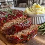 classic meatloaf with brown sugar glaze - featured image