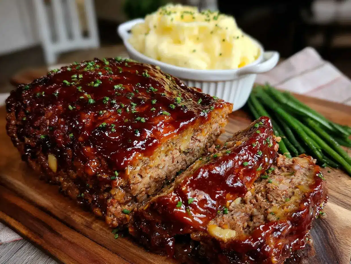 classic meatloaf with brown sugar glaze preparation steps