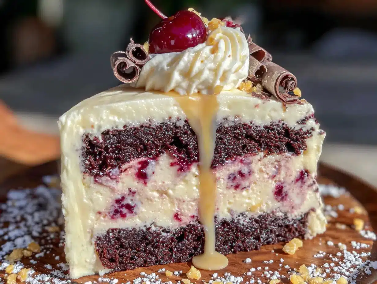 Cozy Fall Neapolitan Layer Cake preparation steps