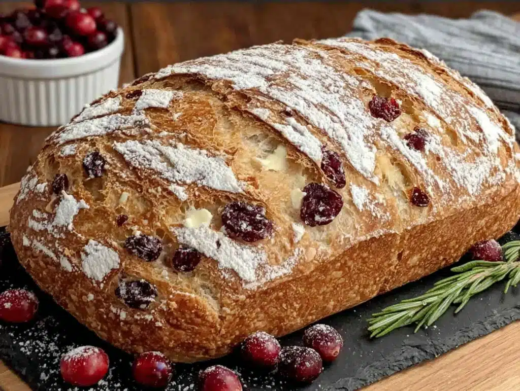 cranberry orange sourdough - featured image