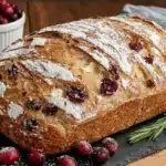 cranberry orange sourdough - featured image