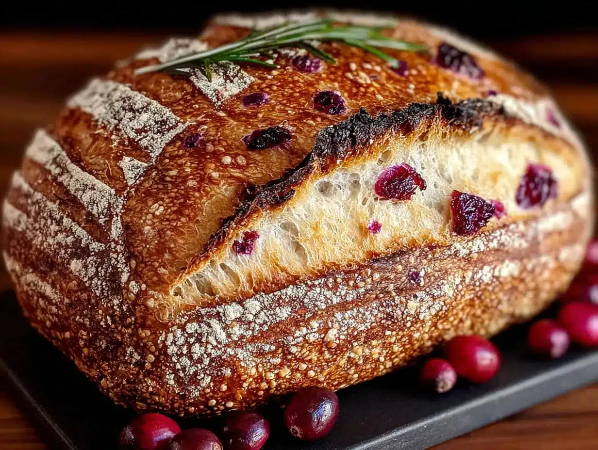cranberry orange sourdough preparation steps