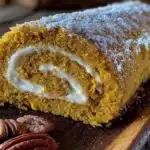 cream cheese pumpkin roll - featured image