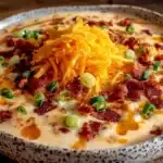creamy loaded baked potato soup - featured image