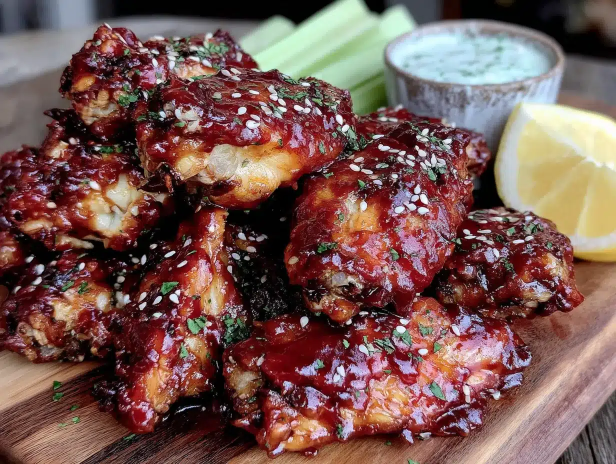 crispy air fryer buffalo chicken wings preparation steps