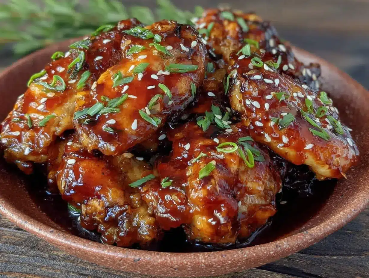 crispy air fryer honey sriracha chicken wings preparation steps