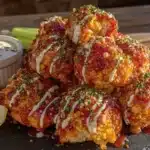 crispy buffalo cauliflower bites - featured image