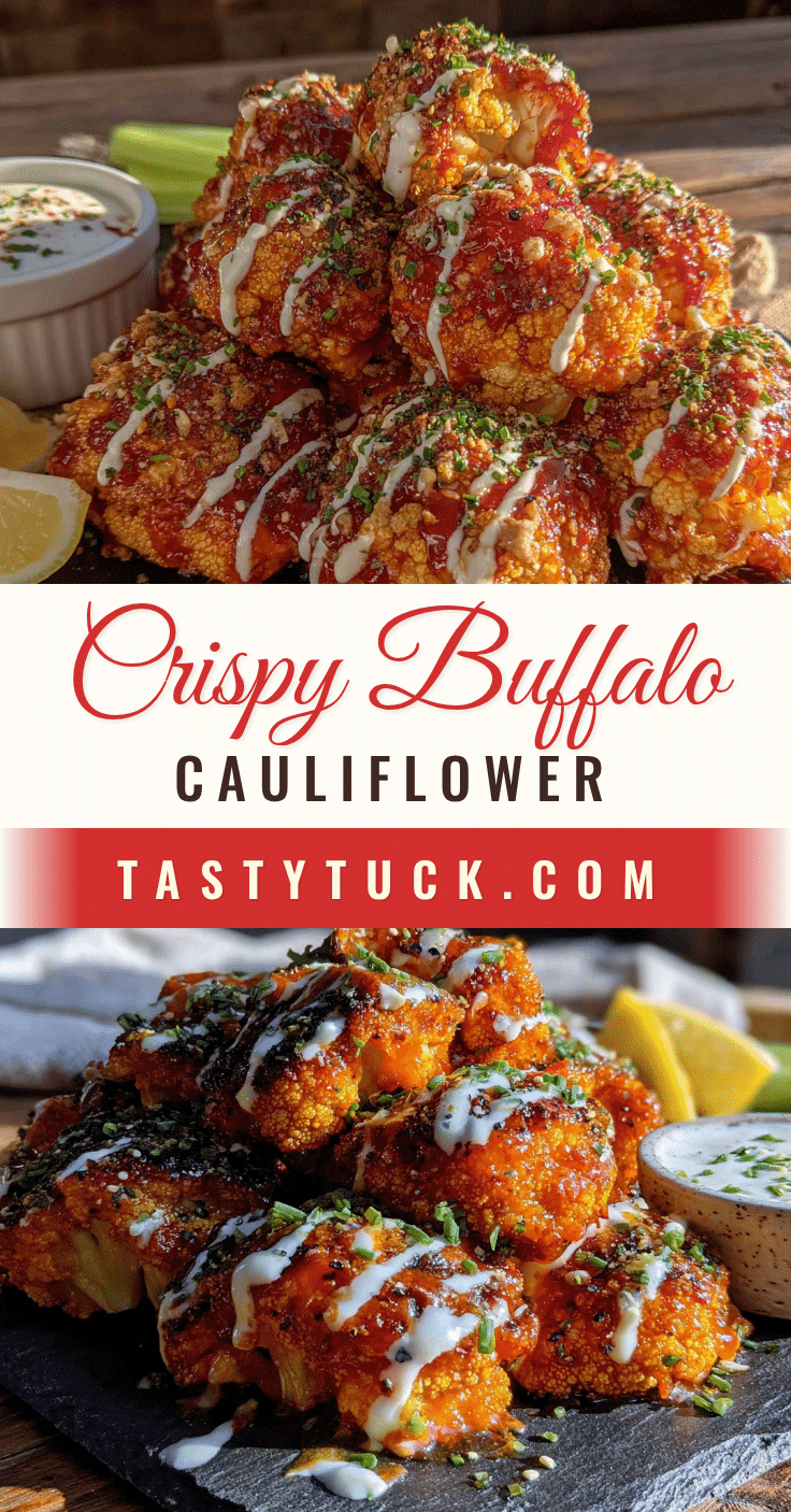 crispy buffalo cauliflower bites recipe