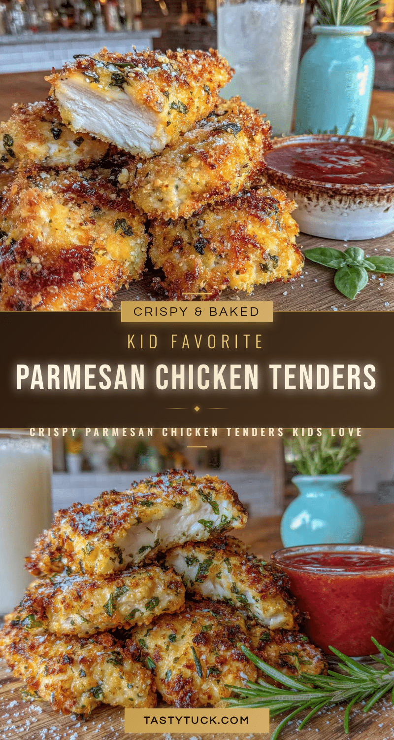 crispy parmesan baked chicken tenders recipe
