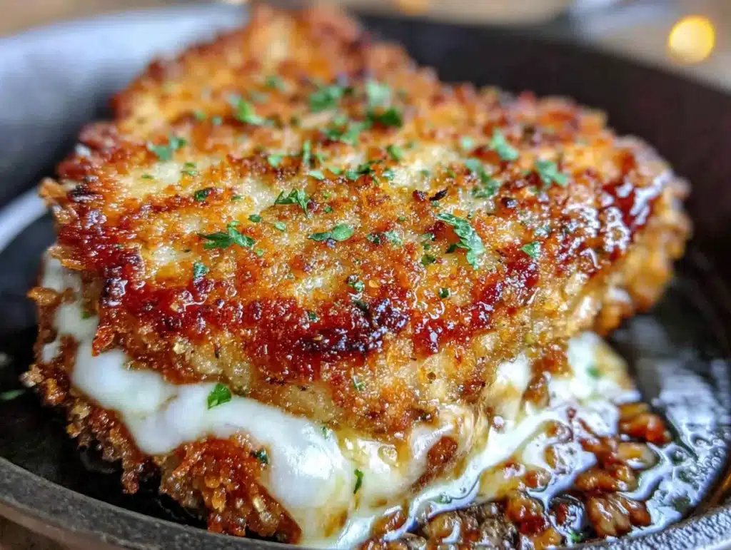 crispy parmesan pork chops - featured image