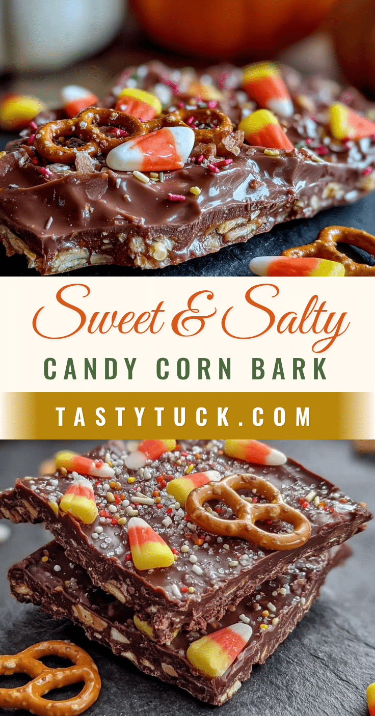 easy chocolate candy corn bark recipe