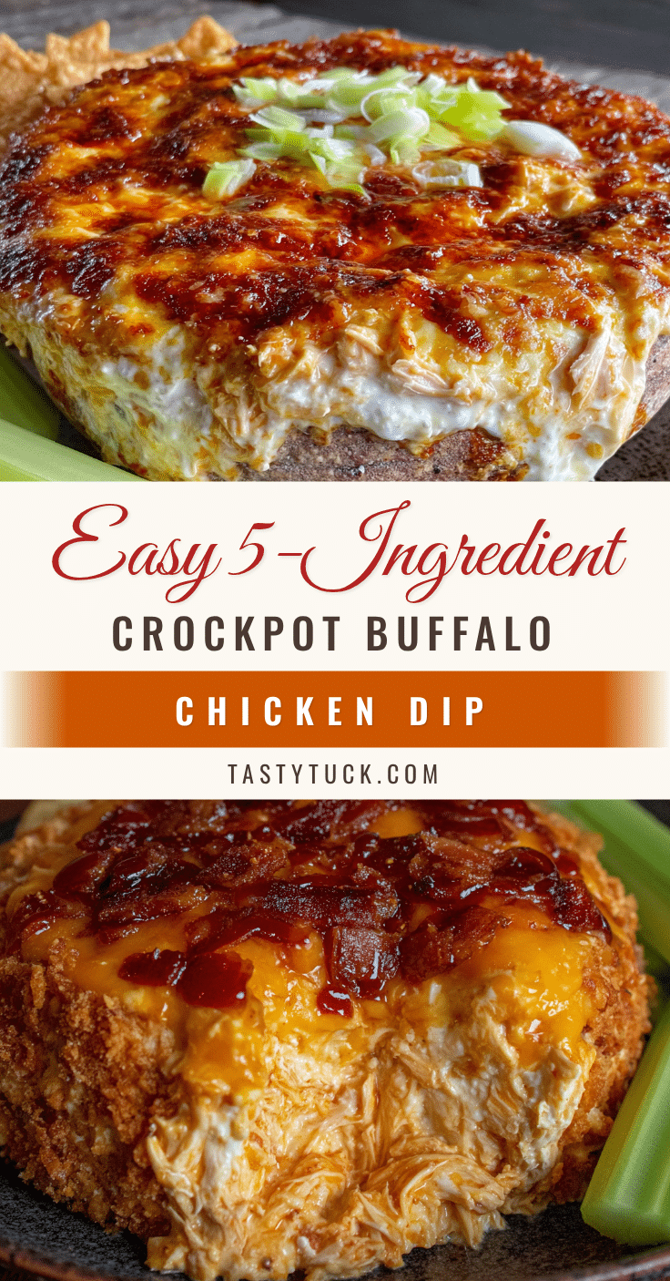 easy crockpot buffalo chicken dip recipe