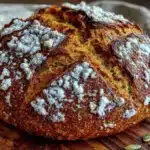 easy pumpkin sourdough discard bread - featured image