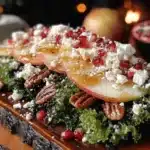fresh fall harvest salad with maple vinaigrette - featured image