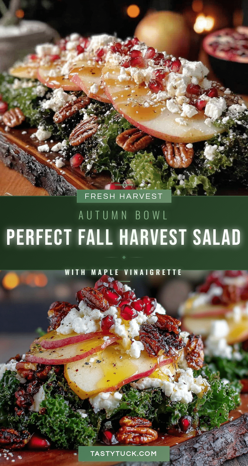 fresh fall harvest salad with maple vinaigrette recipe